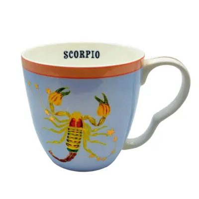 Lonček mug Zodiac 450ml / Scorpio-Škorpijon / porcelan
