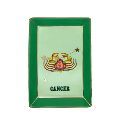 Servirni krožnik Zodiac 16,5x12cm / Cancer-Rak / porcelan