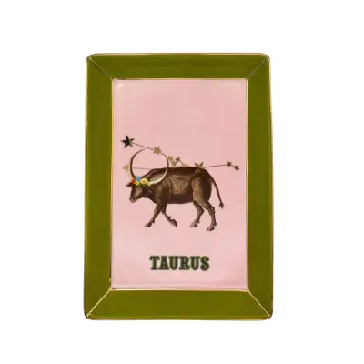 Servirni krožnik Zodiac 16,5x12cm / Taurus-Bik / porcelan