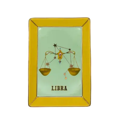 Servirni krožnik Zodiac 16,5x12cm / Libra-Tehtnica / porcelan