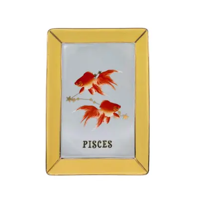 Servirni krožnik Zodiac 16,5x12cm / Pisces-Ribi / porcelan