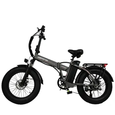 Električno kolo BAOLUJIE GPS-DZ2002 48V16Ah, 7 prestav, za mestno vožnjo, sivo