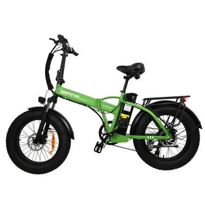Električno kolo BAOLUJIE GPS-DZ2002 48V16Ah, 7 prestav, za mestno vožnjo, zeleno