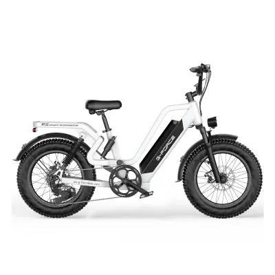 G-FORCE RS ST Premium električno kolo, 48V 25Ah odstranljiva baterija, bela
