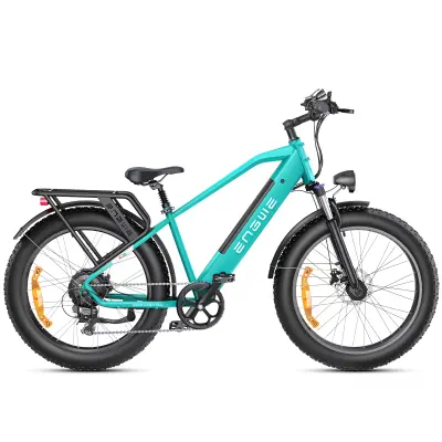 Električno kolo ENGWE E26 ST Step-Thru, baterija 48 V 16 Ah, motor 250 W, 7-stopenjski menjalnik Shimano, največji doseg 140 km, zeleno