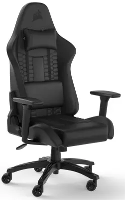 Corsair gaming stol TC100 RELAXED umetno usnje črn