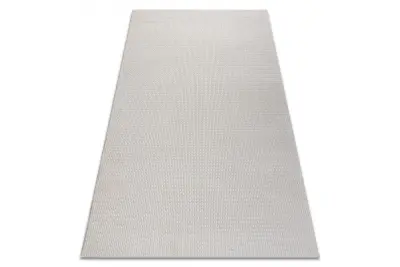 Preproga AURA E9787 kremna - Chevron, ribja kost, strukturna, moderna 80x150 cm