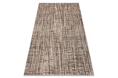 Preproga AURA J2557A bež - Linije, strukturna, moderna 180x270 cm