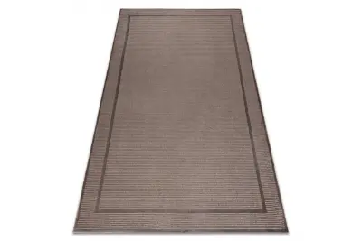 Preproga AURA J2659A temno bež vision / bež - Okvir, linije strukturna, moderna 200x290 cm