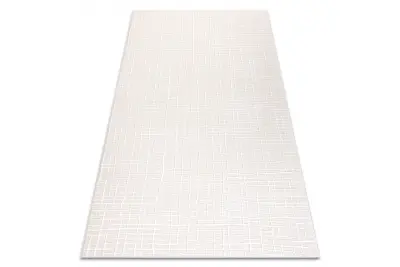 Preproga AURA J1852A kremna - Linije, strukturna, moderna 240x330 cm