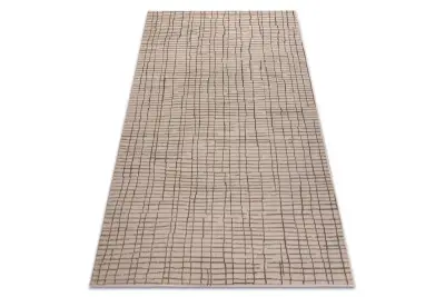 Preproga AURA J1852A bež - Linije, strukturna, moderna 240x330 cm