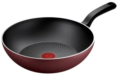 TEFAL Simply Cook Wok H0581902 28 cm bordo
