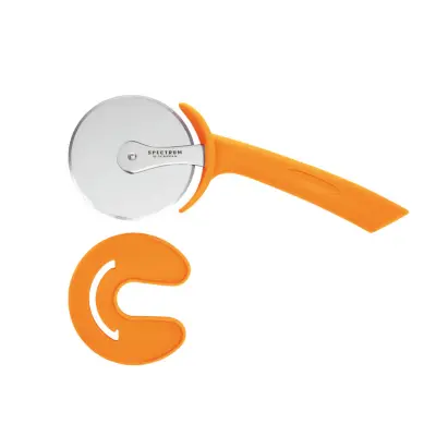 Kolesce za pizzo Spectrum / oranžno / inox, PP