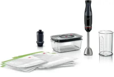 BOSCH MSM4B6V2 Serie 4 ErgoMaster črne barve 1000 W palični mešalnik