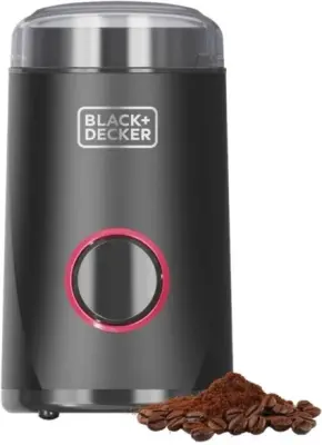 Električni mlinček za kavo BLACK & DECKER ESB9080030L, črne barve