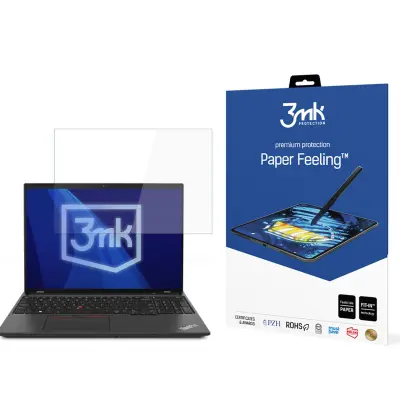 3MK KALJENO STEKLO, OBČUTLJIVO PAPIROM, ZA LENOVO THINKPAD T16 GEN 4 17 CA