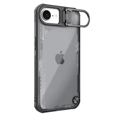 NILLKIN ICEBLADE OVITEK S STOJALOM ZA IPHONE 16E ZAŠČITA S PRIJETNO