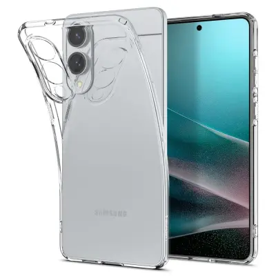 OVITEK S TEKOČIMI KRISTALI SPIGEN ZA SAMSUNG GALAXY S25 EDGE, PROZOREN