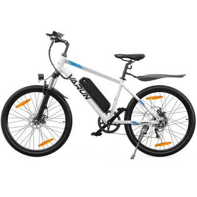 Električno gorsko kolo VARUN M24-1, 24", 36V 7,8Ah baterija, bela