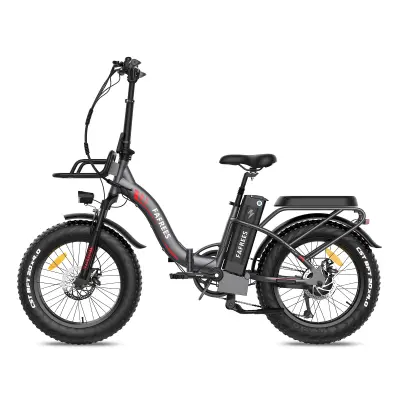 Zložljivo mestno električno kolo Fafrees F20 Max, nizek korak, 48V 30Ah Samsung celice, siva
