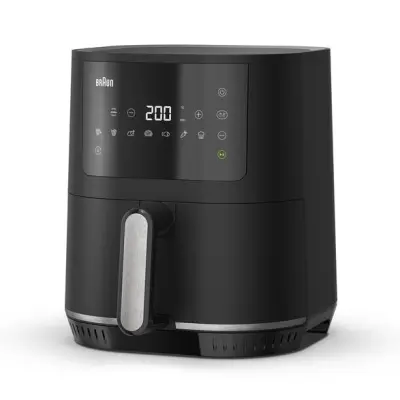 Cvrtnik na vroč zrak BRAUN HF3030 MultiFry 3 1500 W, 4,3 l črne barve