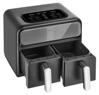 Cvrtnik na vroč zrak AMICA Fryer AFM 7020 črne barve
