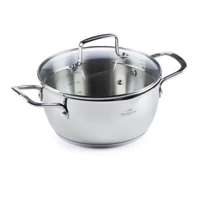 Rosmarino lonec Pour&Cook II s stekleno pokrovko – 2,6 L, 20 cm