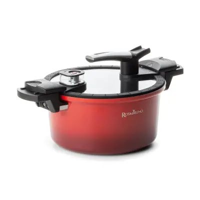 Lonec za kuhanje pod tlakom s pametno pokrovko Rosmarino 5 l - 24 cm