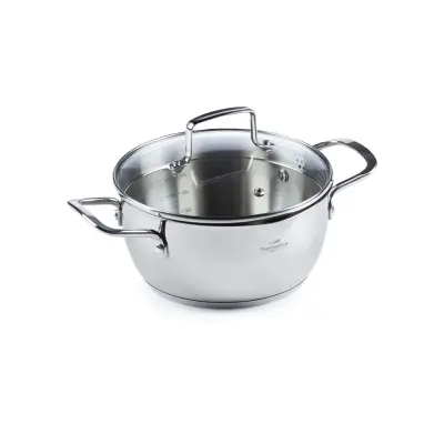 Rosmarino lonec Pour&Cook II s stekleno pokrovko – 4,2 L, 24 cm
