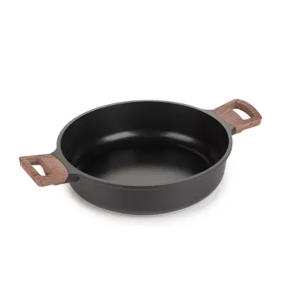Ponev z dvema ročajema Rosmarino Black Line II – 28 cm