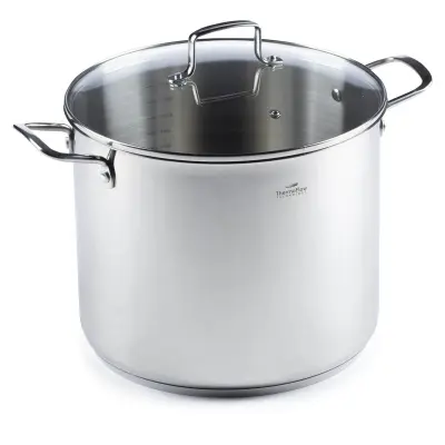 Rosmarino lonec Pour&Cook II s stekleno pokrovko – 14 L, 28 cm