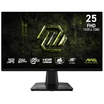 Monitor MSI MAG 256F E20 62,2 cm (24,5"), 1920x1080, IPS, 200 Hz, 0,5 ms|Gaming