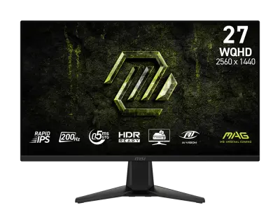 Monitor MSI MAG 275QF E20 68,5 cm (27"), 1920x1080, IPS, 200 Hz, 0,5 ms|Gaming