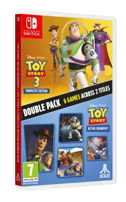 TOY STORY: RETRO ROUNDUP! + TOY STORY 3 COMPLETE EDITION DOUBLE PACK igra za NINTENDO SWITCH
