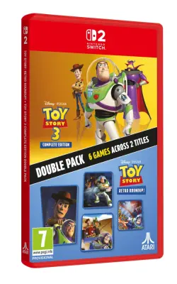 TOY STORY: RETRO ROUNDUP! + TOY STORY 3 COMPLETE EDITION DOUBLE PACK igra za NINTENDO SWITCH 2
