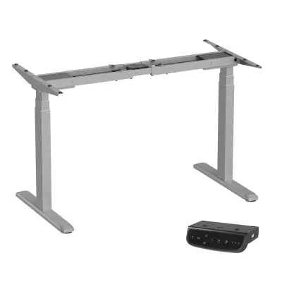 Okvir za pisalno mizo UVI Standard V2, električen, siv
