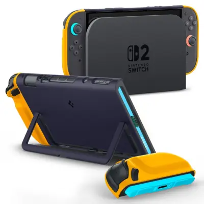 OVITEK SPIGEN NANO POP ZA KONZOLO NINTENDO SWITCH 2, MORNARIČNO RDEČ