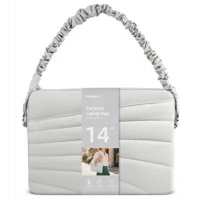 INNOSTYLE TORBA ZA PRENOSNIK 13 14 VODOTESNA CARRYLITE ELASTIČNA TRAK SIVA