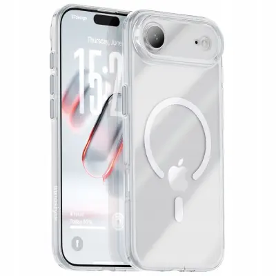 INNOSTYLE MAGNETNI OVITEK OJAČAN ZA MAGSAFE IPHONE 17 AIR SREBRN