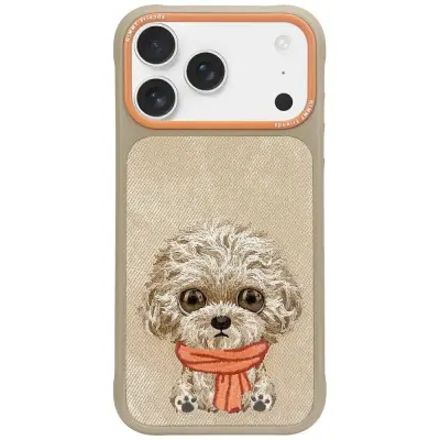OVITEK ZA IPHONE 17 PRO Z VELIKIMI OČMI NIMMY, ZAŠČITNI OVITEK ZA PSE