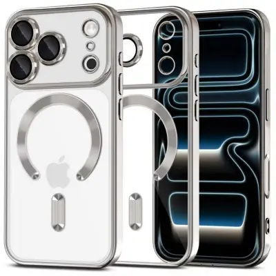 OVITEK TECH-PROTECT MAGFLEX MAGSAFE ZA IPHONE 17 PRO, SIJOČ SREBRN