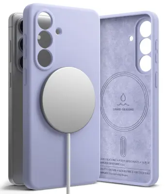 SILIKONSKI OVITEK RINGKE ZA SAMSUNG GALAXY S26 Z MAGSFE LAVENDER