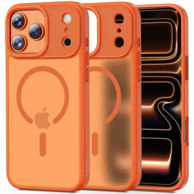 OVITEK TECH-PROTECT MAGMAT ZA IPHONE 17 PRO MAX MAT KOZMIČNO ORANŽEN Z MAGSAFE