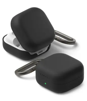 SILIKONSKI OVITEK RINGKE ZA SAMSUNG GALAXY BUDS 4 4 PRO ČRNI