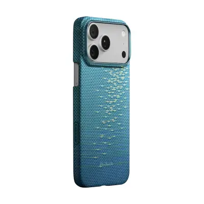 CAPA ULTRAFINA PITAKA PARA IPHONE 17 PRO, EM TECIDO.