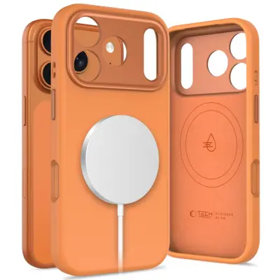 OVITEK TECH-PROTECT MAGSAFE ZA IPHONE 17 PRO COSMIC ORANGE ZANESLJIVA ZAŠČITA