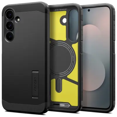OVITEK SPIGEN TOUGH ARMOR MAGSAFE ZA GALAXY S25 FE Z ZAŠČITO ZA VIJAKE