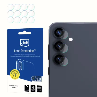 3MK ZAŠČITA LEČE ZA SAMSUNG GALAXY S25 FE ZAŠČITA ZASLONA PRED PRASKAMI