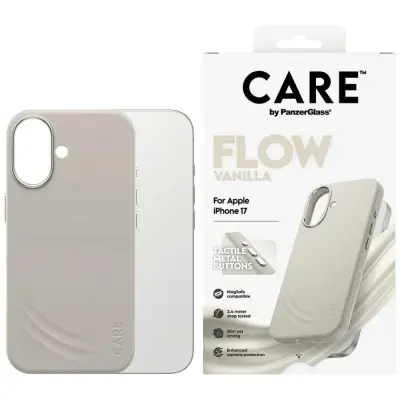 OVITEK PANZERGLASS FLOW MAGSAFE ZA IPHONE 17 BEŽ Z ZAŠČITO