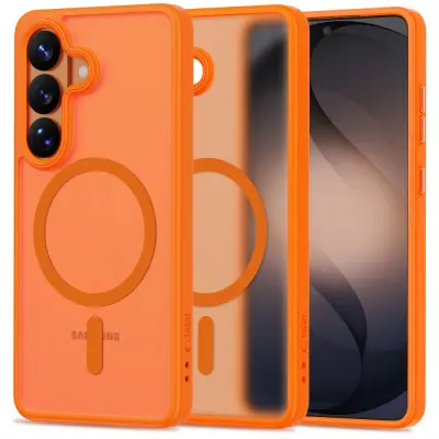 TECH-PROTECT MAGMAT MAGSAFE ZAŠČITNI OVITEK ZA SAMSUNG GALAXY S26 5G, ORANŽEN